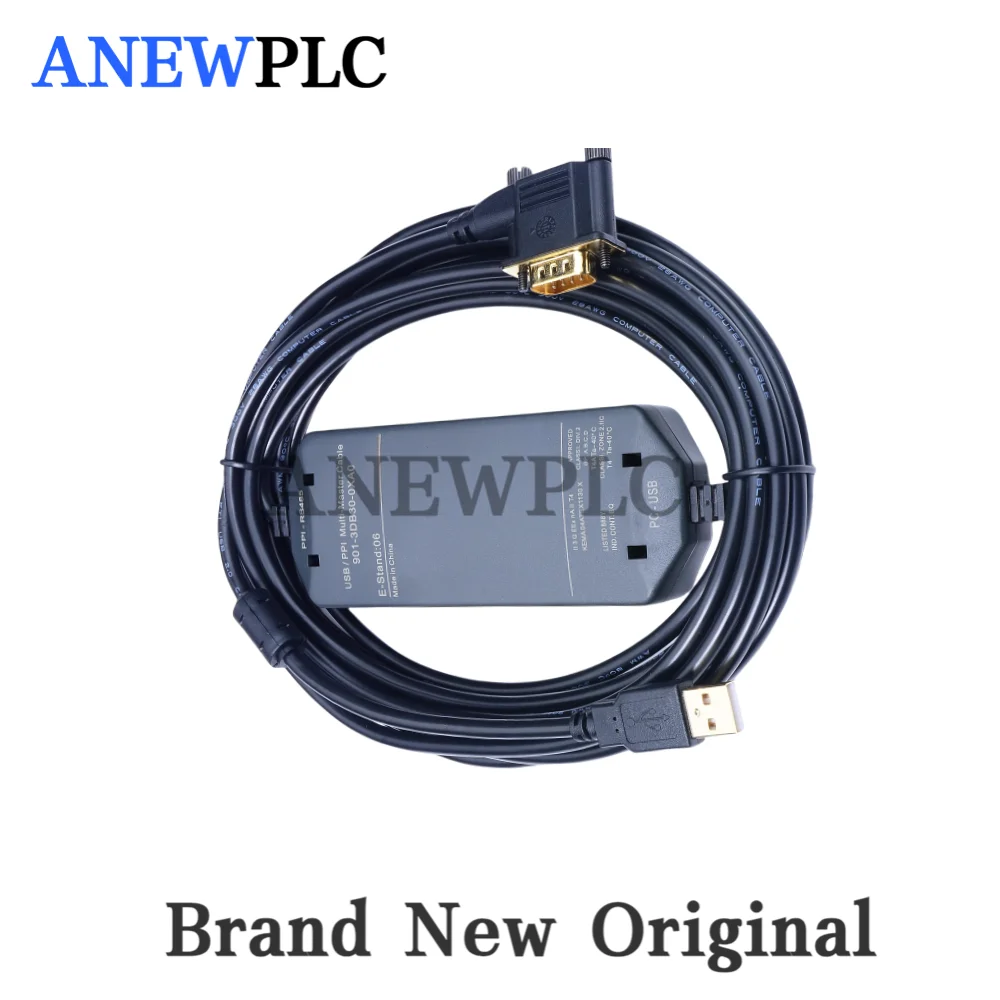 เหมาะสําหรับ Siemens S7-200 PLC การเขียนโปรแกรมสาย USB-PPI ดาวน์โหลดสาย 6ES7901-3DB30-0XA0 901-3DB30