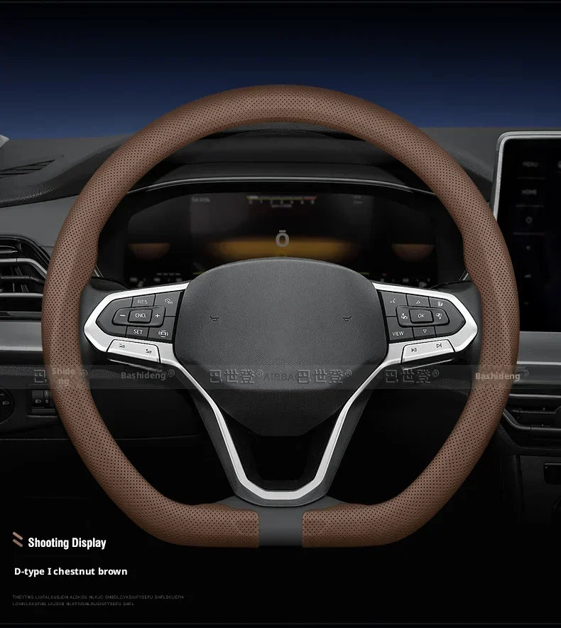 Für VOLKSWAGEN 1,5MM Ultradünne Lenkradabdeckung Passend für Golf Passat Polo Jetta Tiguan T-Roc Atlas Arteo ID3 ID4 Cc Auto-Dekor – Detail 23