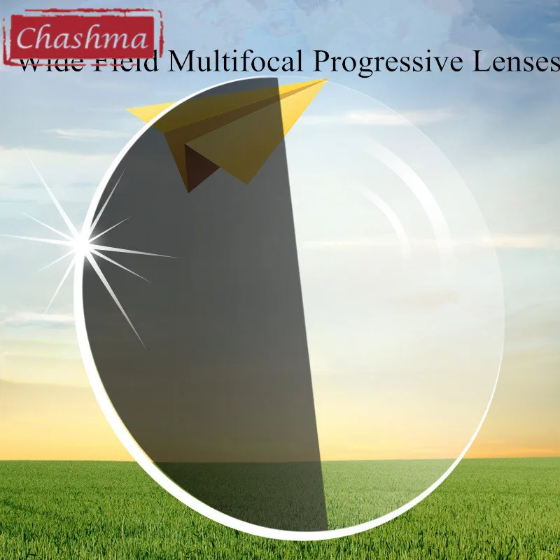Chashma 1.67 Index Photochromic Verifocal Anti Reflective Color Changing Lens UV400 Multifocal Chameleon Progressive Lenses