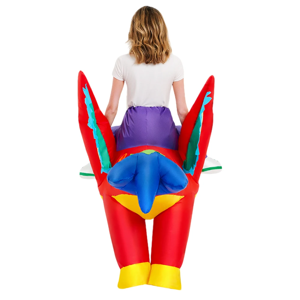 New Adult Animal Parrot Rooster Flamingo Inflatable Costume Dress Suits Purim Halloween Christmas Anime Party Cosplay Costumes