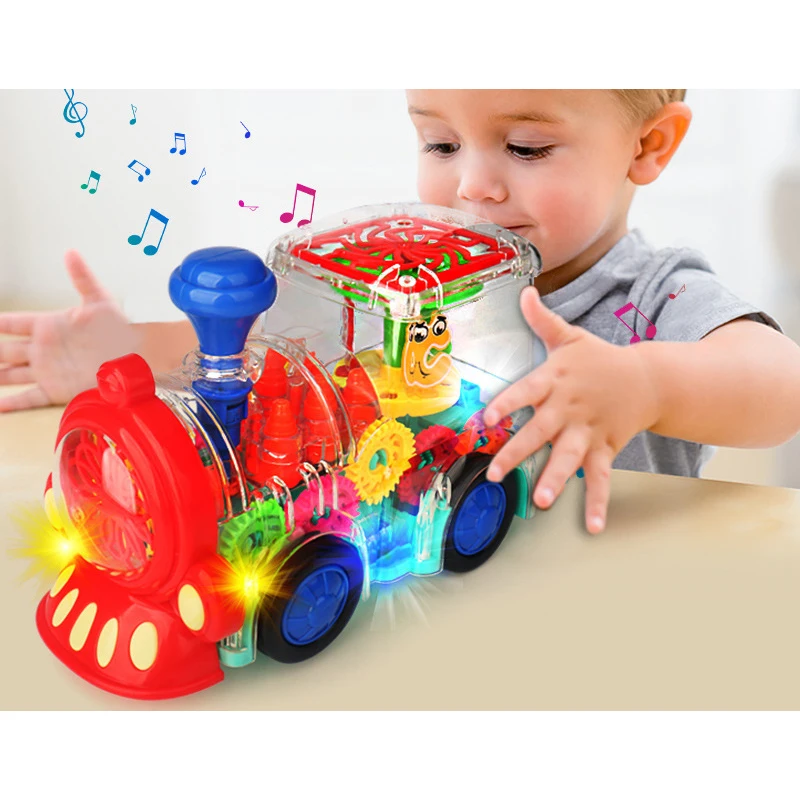 Trem elétrico brinquedo carro locomotiva ferroviária motor diecast modelo jogo educativo luz som música menino brinquedos para crianças menino presente