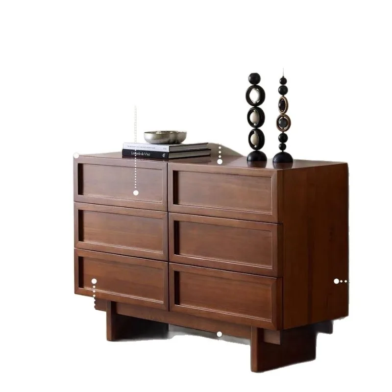 

room stand drawer retro locker storage light luxury bedroom bedsid medieval