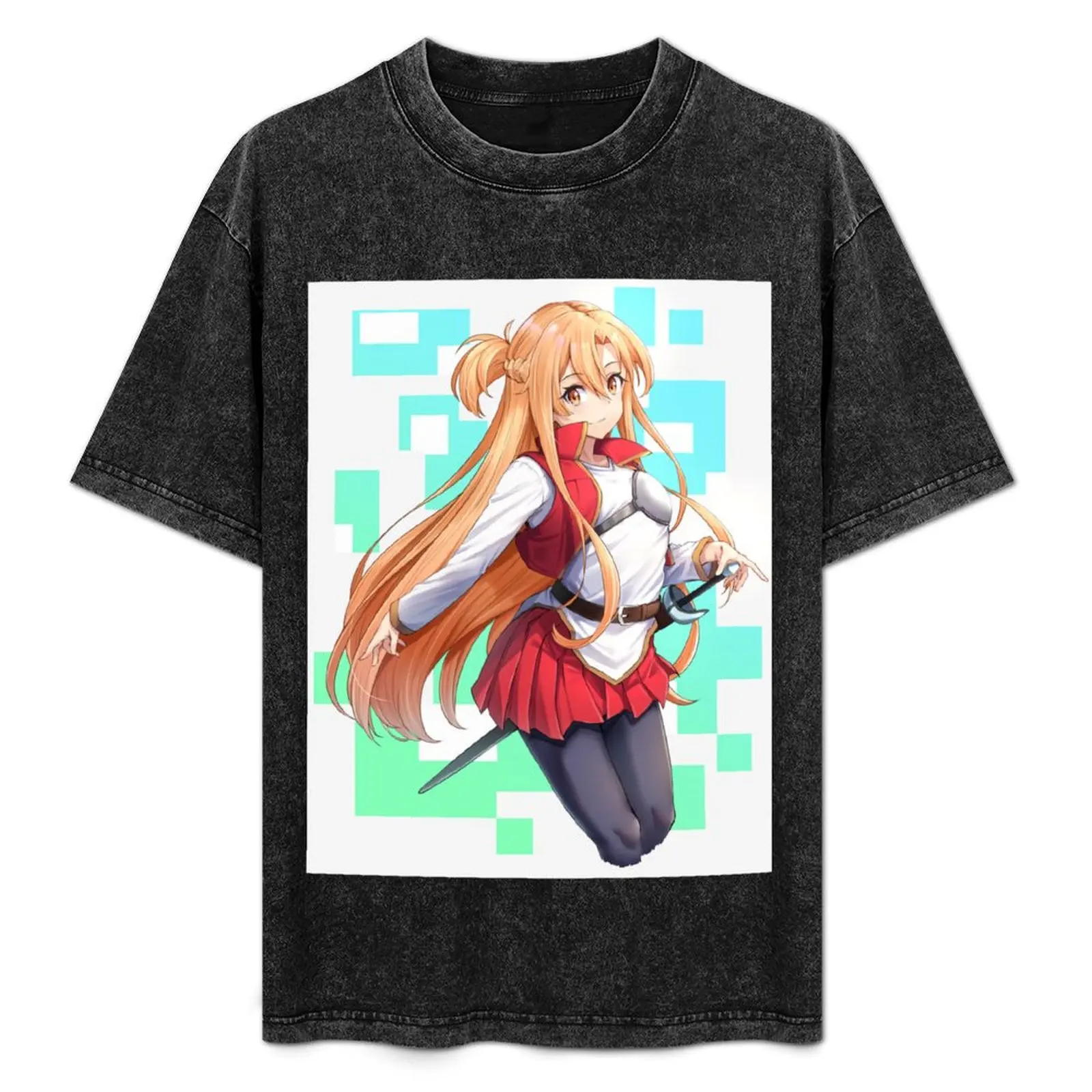 Camiseta Sword Art Online Asuna (SAO) de manga corta para uso diario