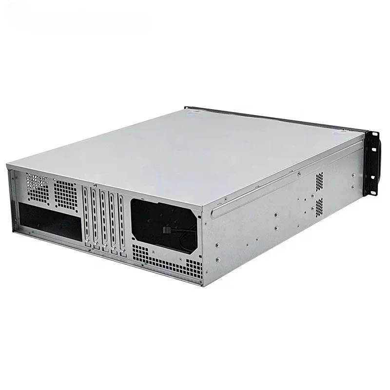 Hot salesGood quality 3U compact storage server chassis 550MM 8 HDD hotwap Bays supporting ATX PSU ATX MB rack server case