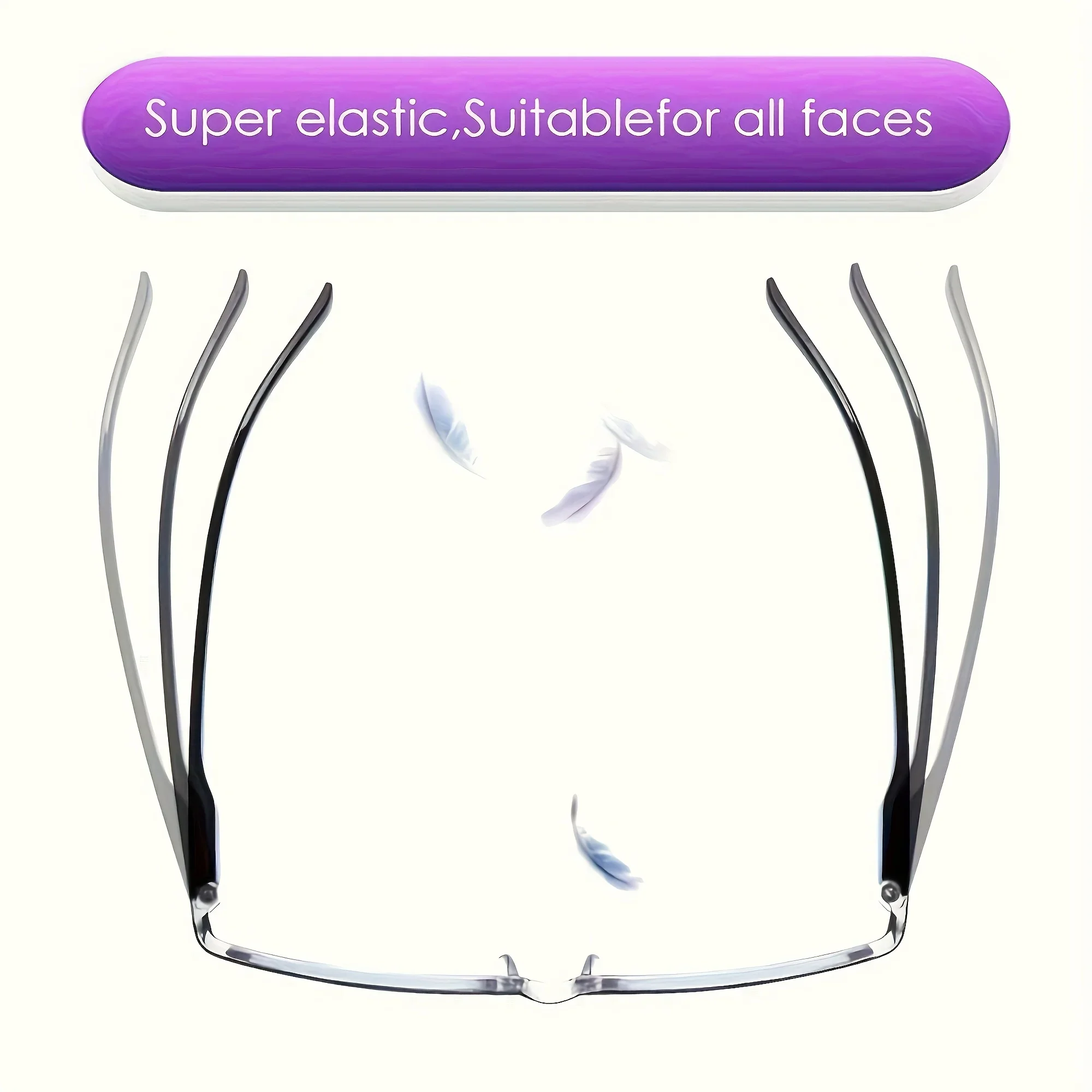 Fashionable reading glasses, Classic design with PC material, unisex, comfortable reading experience for adults 4 pieces image 5
