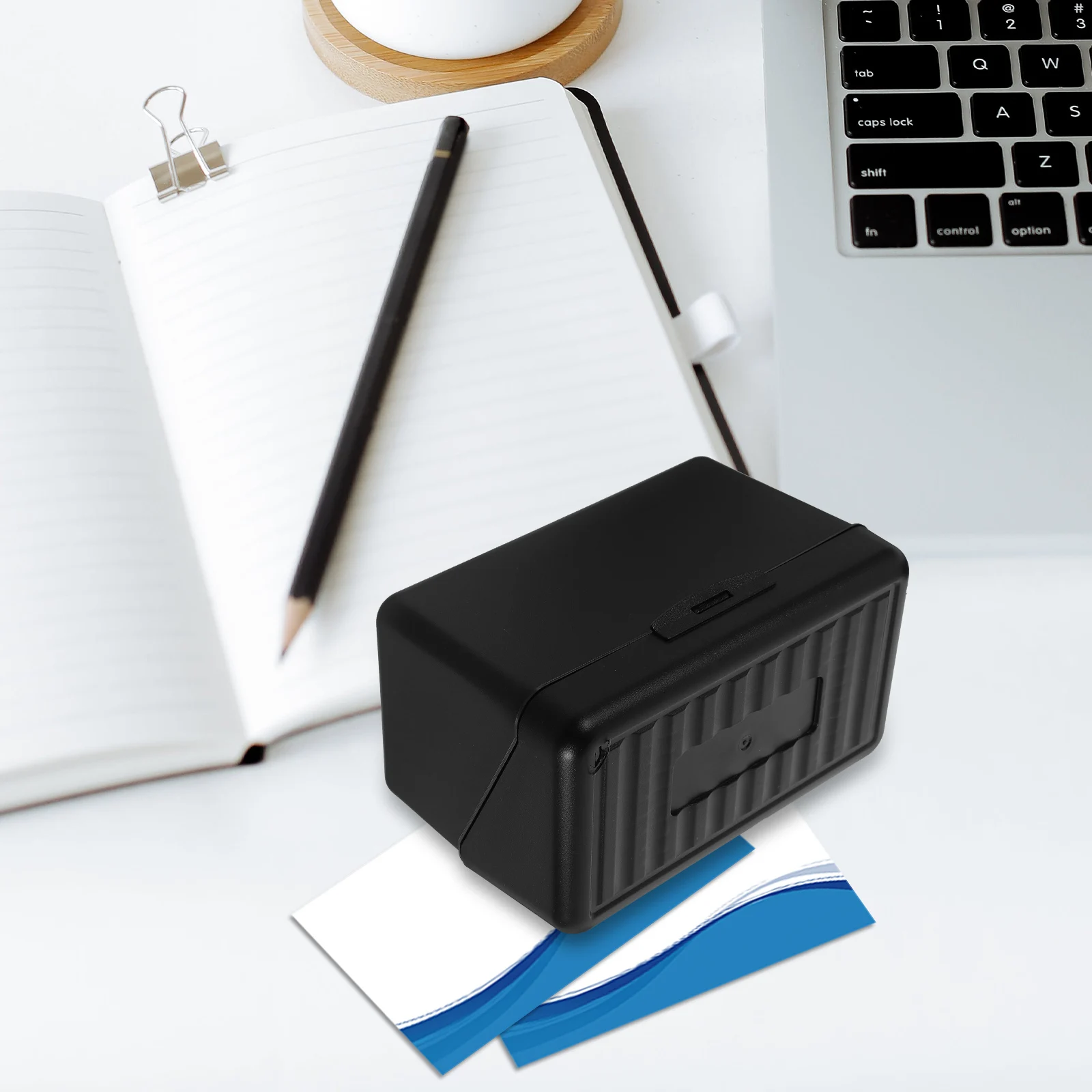 

3x5 Inch Box for Business Card Holder Cards Recipe Name Card Storage Desk ganizer .5x8.5x9cm Display Holder