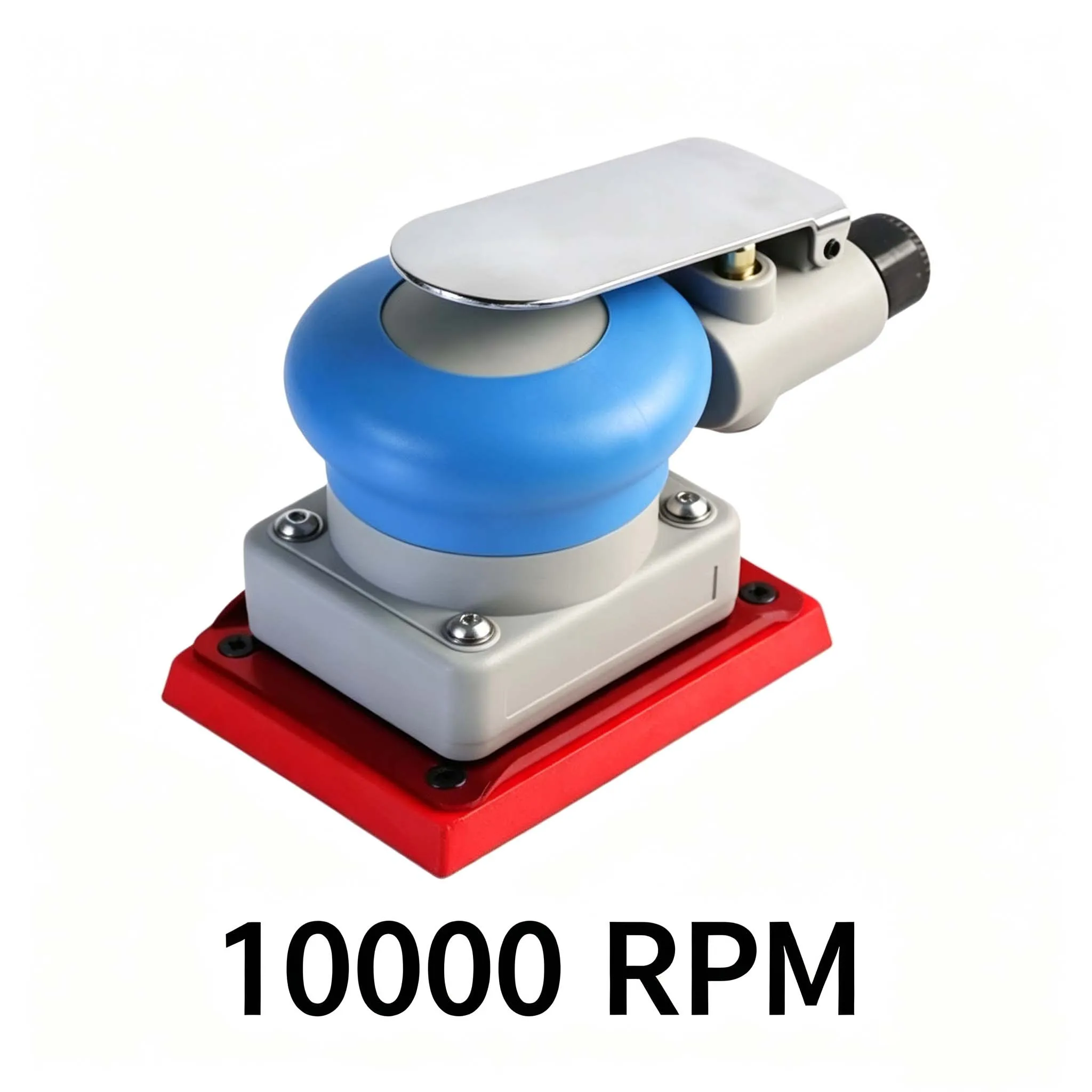 Air Powered 75x100mm Sander Grinder Lightweight Ergonomic Design for Car Detailing Metal Polishing and Wood Prep