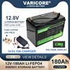 새로운 VariCore 12.8V 180AH LiFePO4 배터리 팩 12V 리튬 철 인산염 배터리 6000 사이클 투어링 카 태양풍 면세 2
