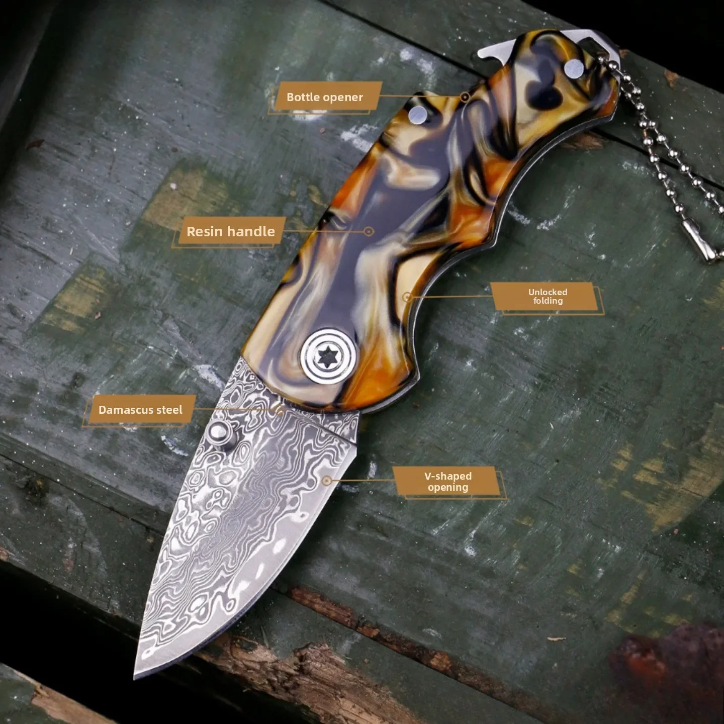 NEW Outdoor Fruit Mini Folding Tool Knife, High Hardness Camping, Various Popular Portable Camping Tools