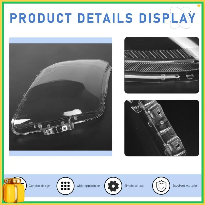 Premium Car Headlight Lens Cover Transparent Headlight Shell For Suzuki Swift 2005 2006 2007 2008 2009 2010 2011-2016 - Image 4