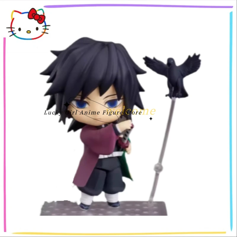 

In Stock Original GSC Nendoron#1408 Demon Tomioka Giyuu 10cm Anime Movable Model Figure Ornaments