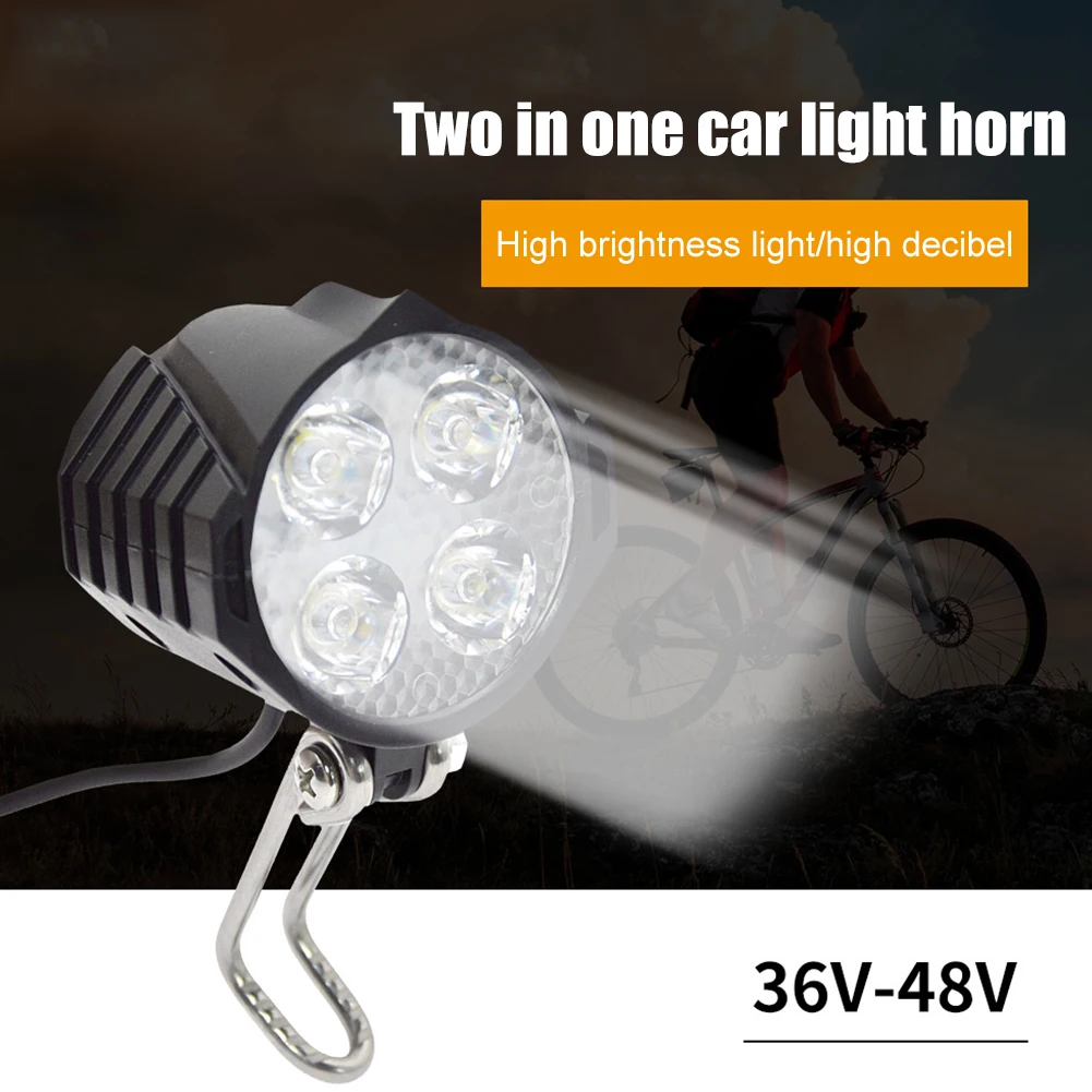 Ebike Front Brake Rear Light Set Horn Headlight Switch Energy Saving Easy Installation Electric Bicycle Accessories