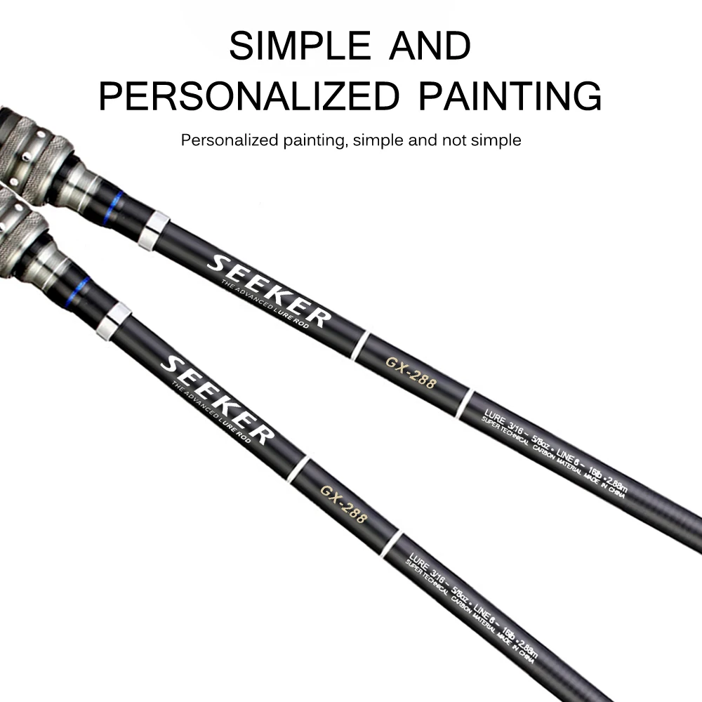 HLUR Telescopic Rock Fishing Rod Spinning Carp Feeder Carbon Fiber Pesca 1.68M 1.98M 2.28M 2.58M 2.88M Mini Travel Ultra durable view 3