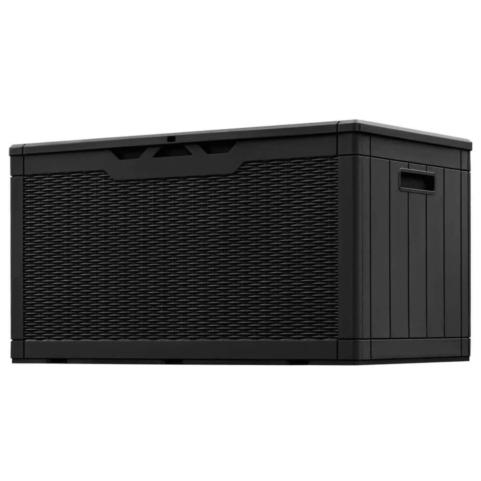 

US 100 Gal. Fusion Style Deck Box Outdoor Resin Storage Box