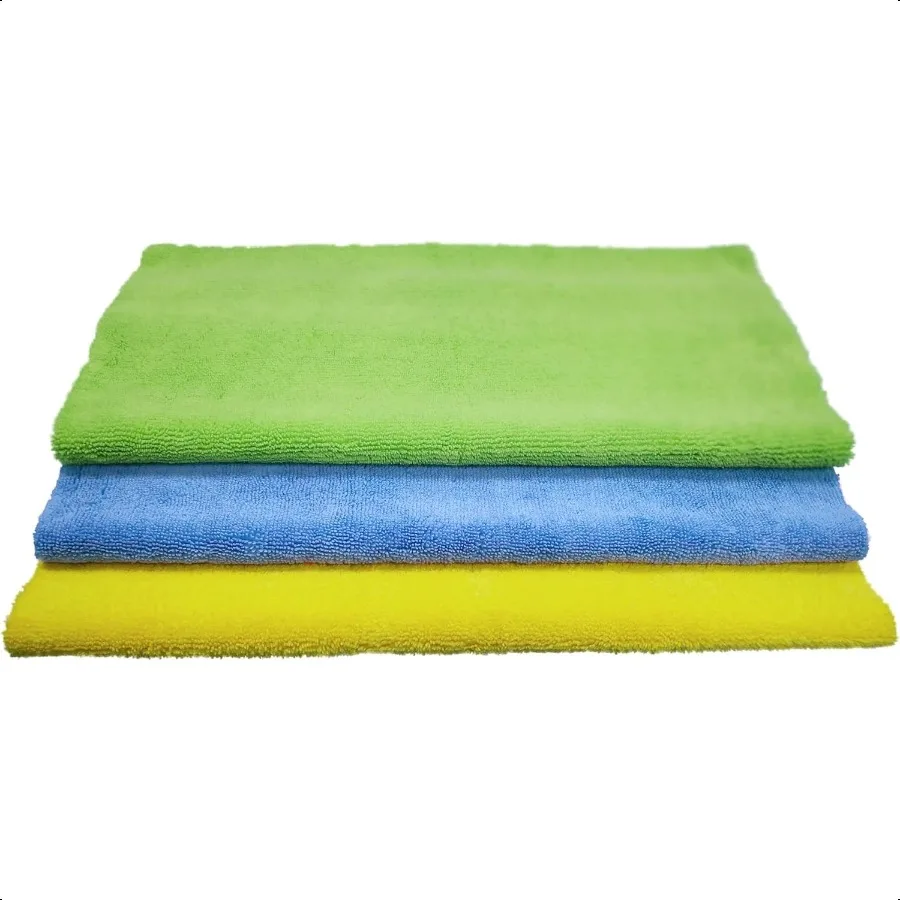 Serviette de nettoyage en microfibre, paquet de 24 16x16