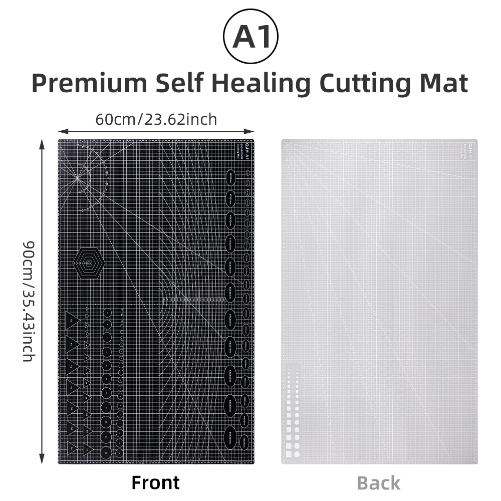 A1 Double-Sided Self-Healing P - Cutting Mat Self Heal บทวิจารณ์และราคา