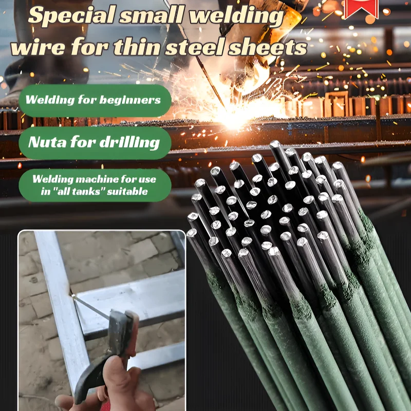 Welding Rod 50-100pcs Low Temperature Easy Melt Aluminum Welding Rods Weld Bars Cored Wire Rod Solder Tin Flux for Soldering Alu