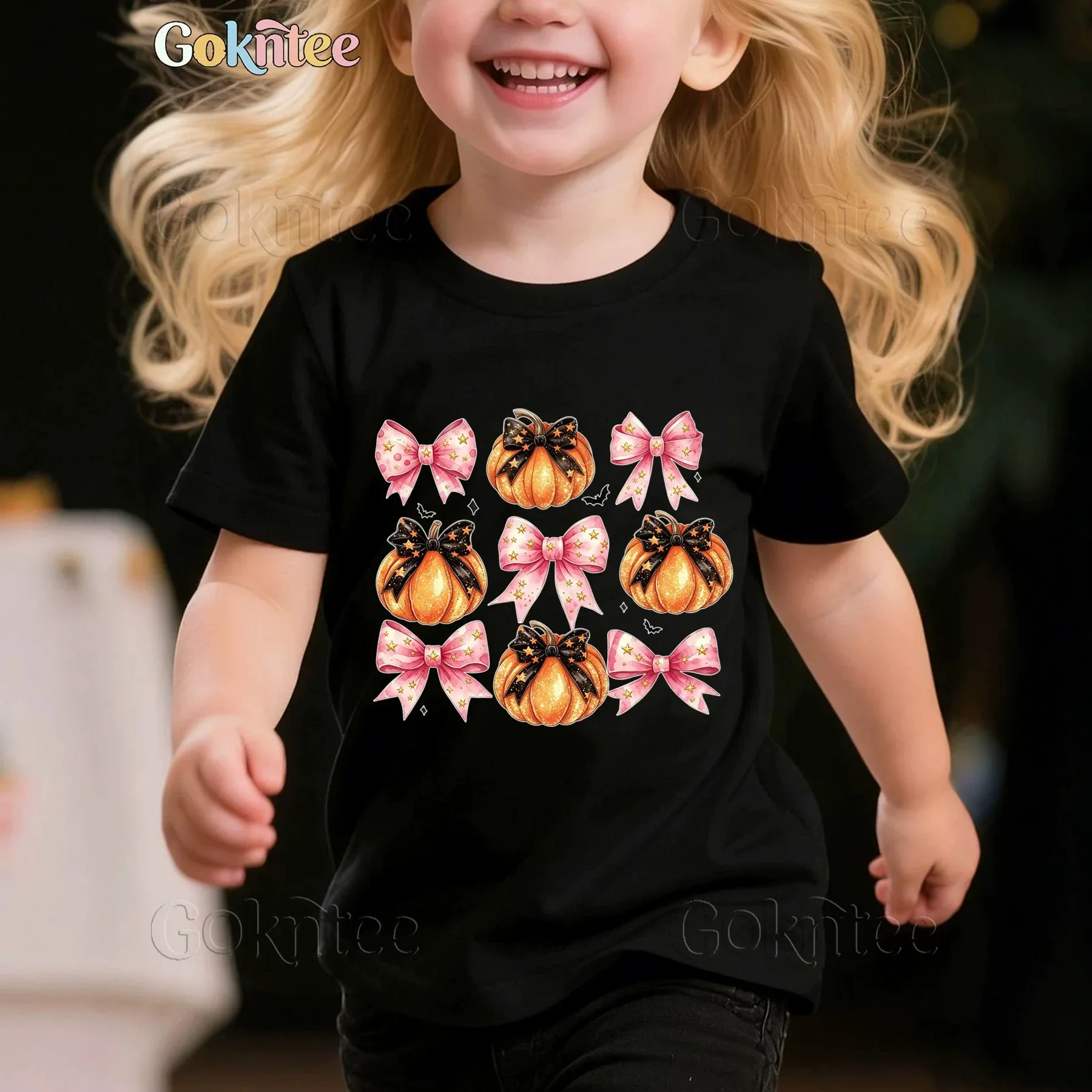 Spooky Halloween Shirt Kids Pumpkin Toddler Tshirt Halloween Outfits for Boys Girls Cute Girl Clothes m