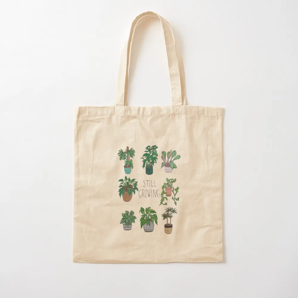 Still growing plant illustration Tote Bag Shopper handbag bag luxury women bags woman 2025 Candy bags