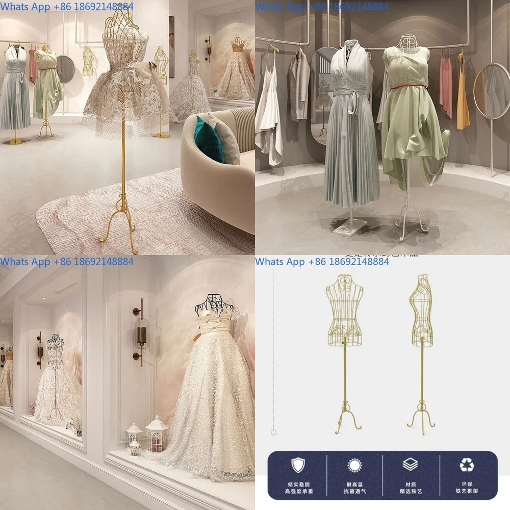 Simple Clothing Display Rack for Photography and Exhibition