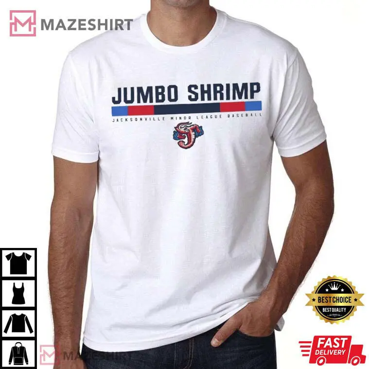 Jacksonville Jumbo Shrimp Baseball T-Shirt, Gift For Fan