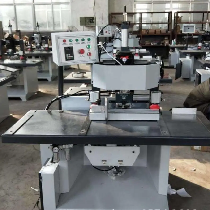 Wooden door locking Opening  Automatic door lock milling equipment Single and double head door lock tongue and groove machine