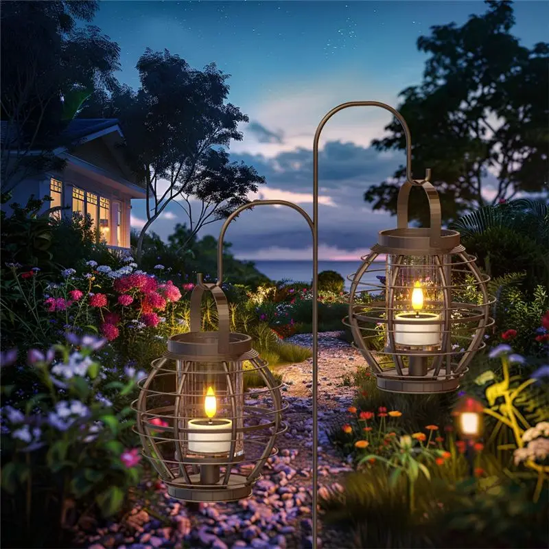 AB11-Solar Lights Outdoor Solar Candles Outdoor Waterproof Flameless Candle For Lanterns Patio Garden Camping