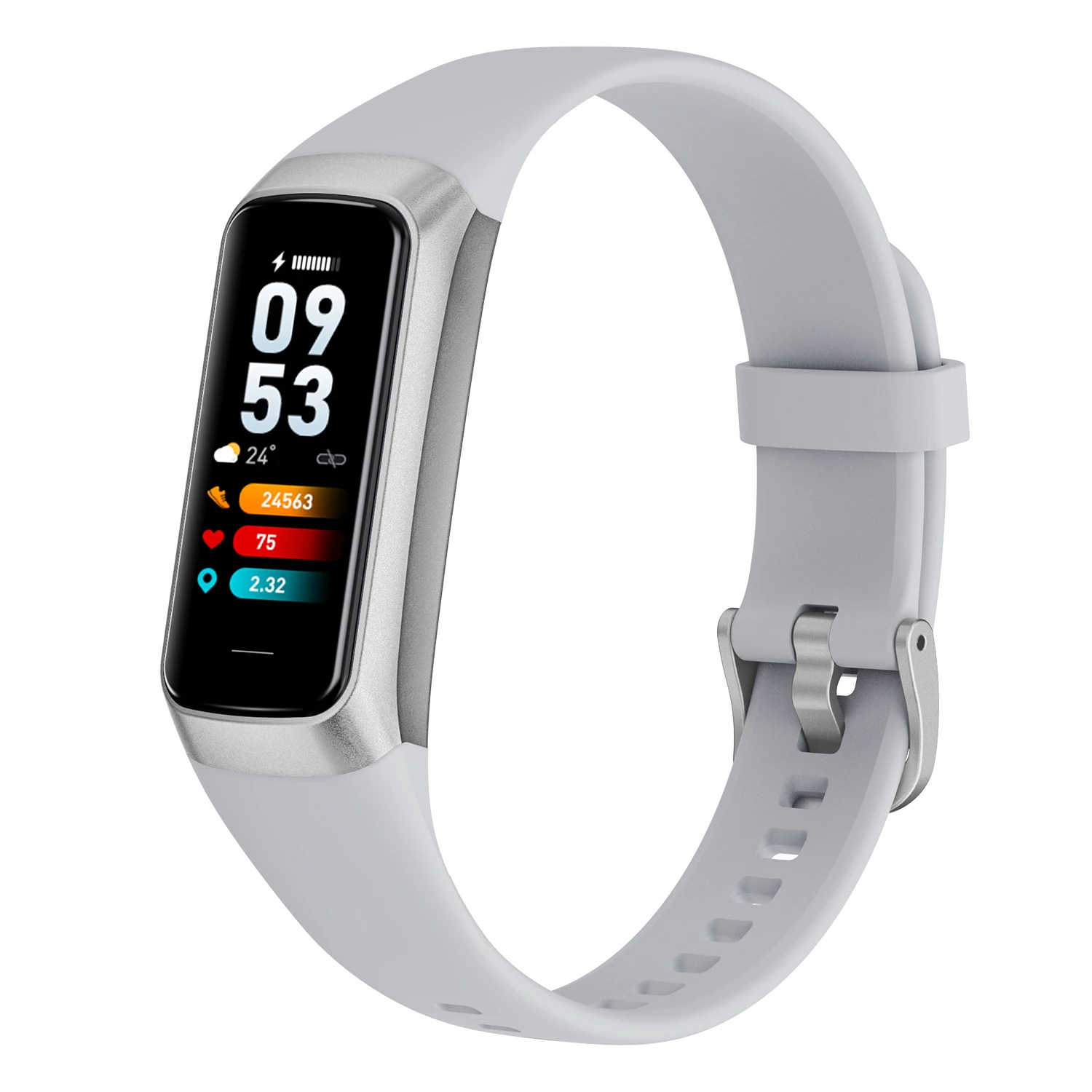 AMOLED Smartwatch Lichaamstemperatuur Monitor Fitness Klok Sport 3ATM Waterdicht Mannen Slimme Horloge Band voor Vrouwen IOS Android 2025