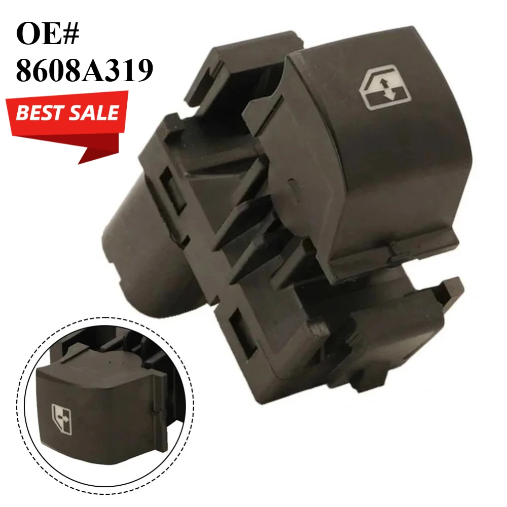 Window Switch for Rear Right or Left Glass on For Mitsubishi For Outlander 2016-2020 8608A319 Replacement Option
