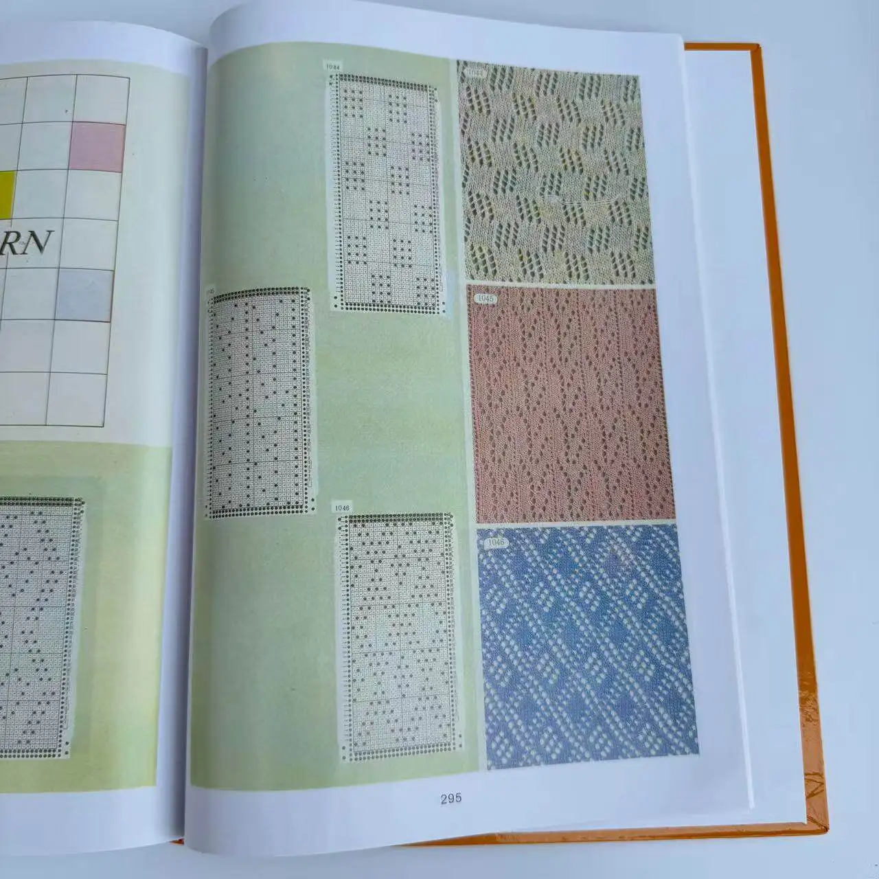 Yindi sweater knitting machine 24 grid flower card pattern book flower card making book 325 pages