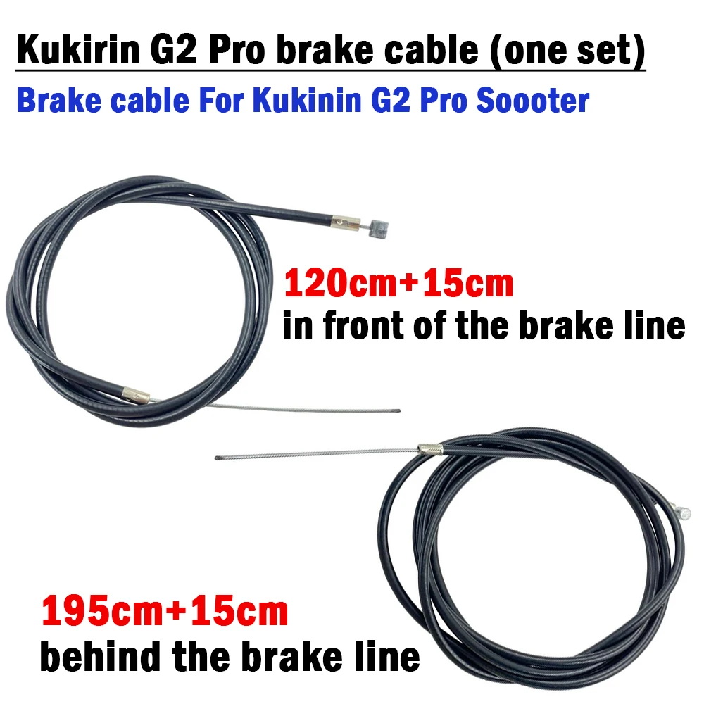 

Тормозная линия, аксессуары для электрического скутера, тормозной трос переднего и заднего колеса для Kukirin G2 Pro, ремонт Kickscooter, запасные части