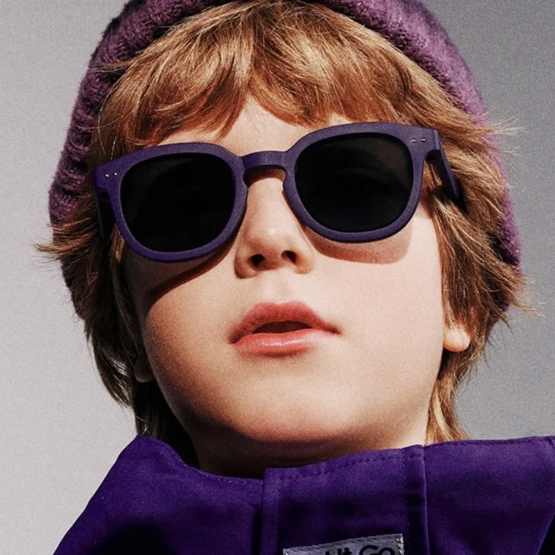 أزياء الأطفال مطابقة الألوان النظارات الشمسية جولة مرنة UV400 الاستقطاب الرضع نظارات شمسية ظلال للأعمار 3-12 سنة