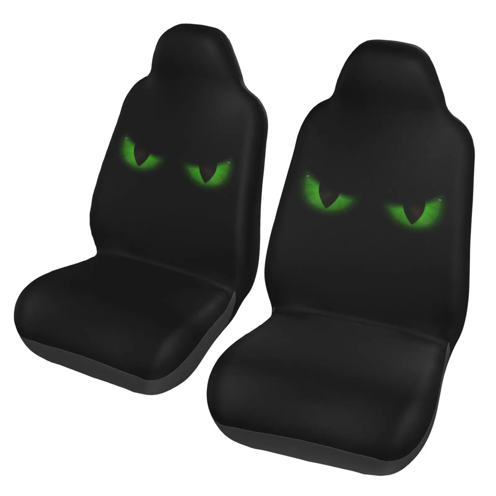 Traine Your Dragon Eyes Patrón 3D Funda Para Asiento Coche Funda Protectora Antiincrustante Estilo Único 2 Piezas Tipo Univer
