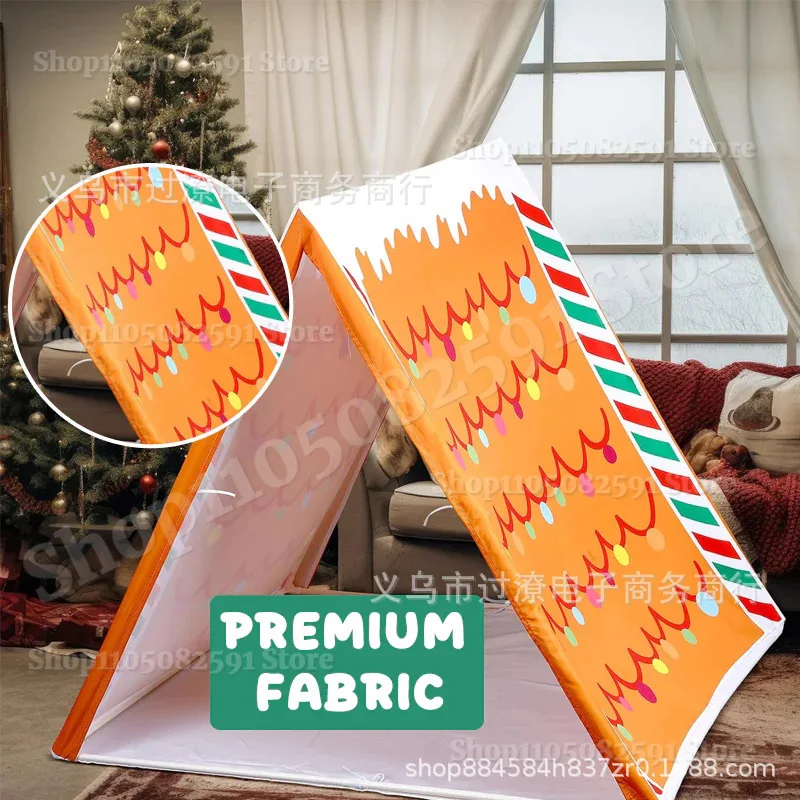 خيمة عيد الميلاد من خبز الزنجبيل - حيث تجد أحلام العطلة إلى المنزل، سهلة التجميع، ديكور حفلات عيد الميلاد وهدية مريحة