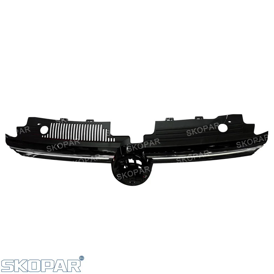 Верхняя центральная решетка для VW Golf 8 MK8 GTI R R-Line 2020 2021 2022 2023 2024 Автомобильные аксессуары Передние светодиодные DRL Ходовые огни