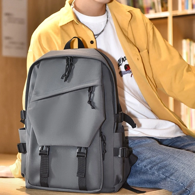 Multi-pocket Laptop Backpack for Women Men Large Capacity Backpack Students Schoolbag Travel Bag Fashion Couples Daypack