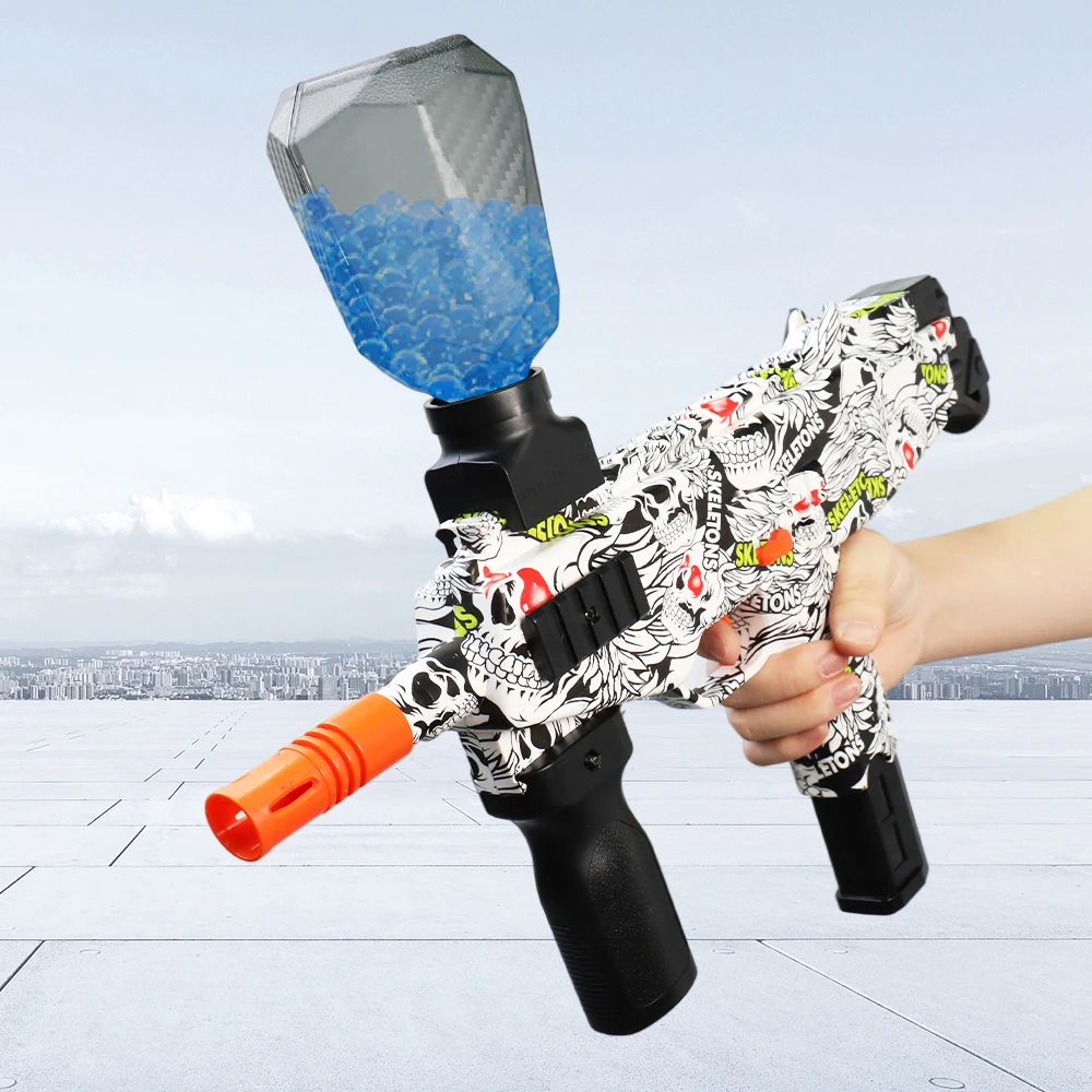 UZI ジェルボールブラスターセット - 充電式屋外戦闘おもちゃ 14歳以上のティーン向け、男の子と女の子へのギフトに最適 (ジェルビーズは含まれません)