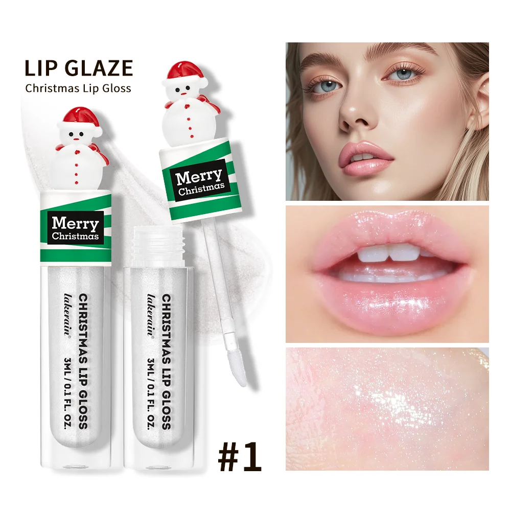 Lip Gloss Moisturizing Long Lasting Lip Gloss Moisturizing Lip Balm Lipgloss Jelly Christmas Tint for Lips Women's Gift