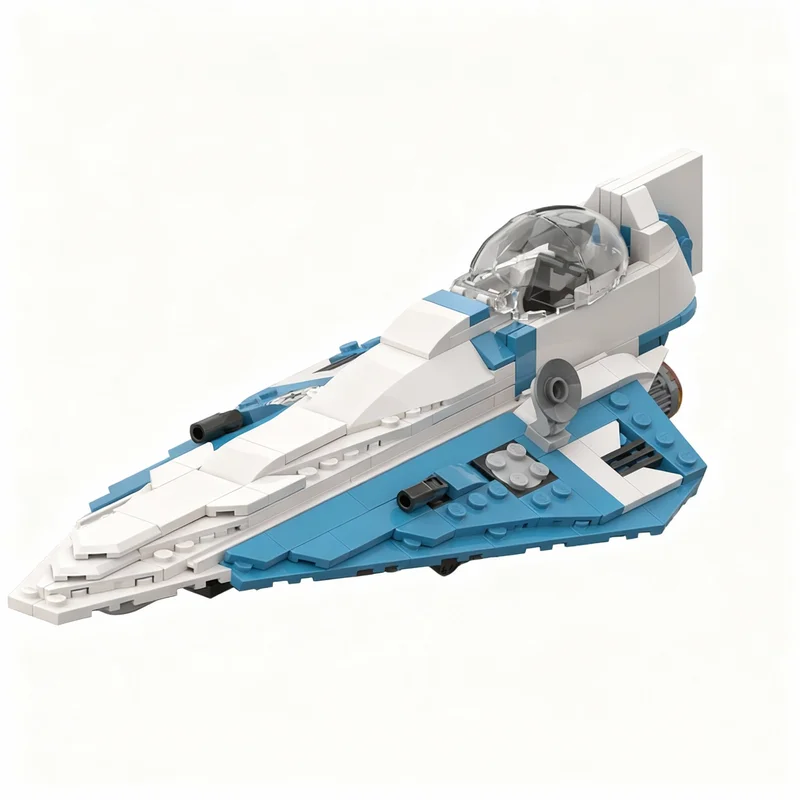 

315pcs MOC Qui Gon Jinn S Delta 7 Starfighter Star Battle Model Building Blocks Construction Toys Christmas Gifts Brick Kids