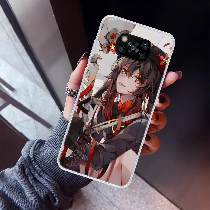 Genshin Impact Raiden Shogun Baal Anime Phone Case For Xiaomi Poco X6 X7 X5 X3 Nfc X4 GT M5S F6 F5 Pro M3 F3 M5 M4 F4 5G Soft TP image 3