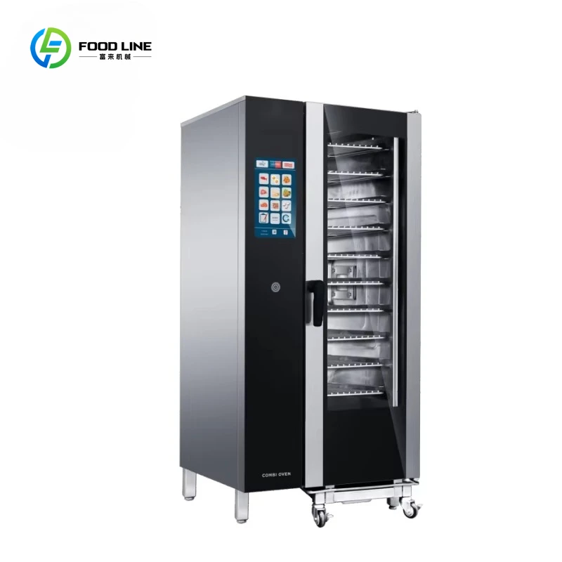 

Коммерческая паровая печь большой емкости с 20 лотками и функцией приготовления пищи и выпечки