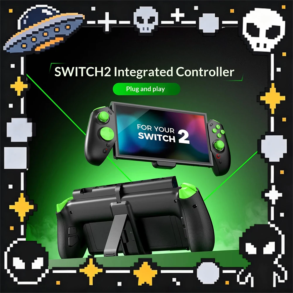 iine-switch2-controller-di-gioco-integrato-con-nove-assi-gamepad-cablato-con-vibrazione-a-doppio-motore-e-funzione-automatica-burst-regalo