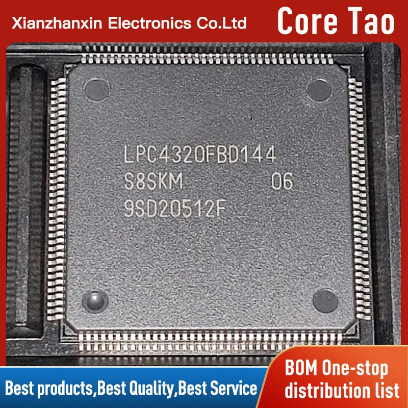 1pcs/lot LPC4320FBD144 LPC4320 QFP144 Microcontroller chip