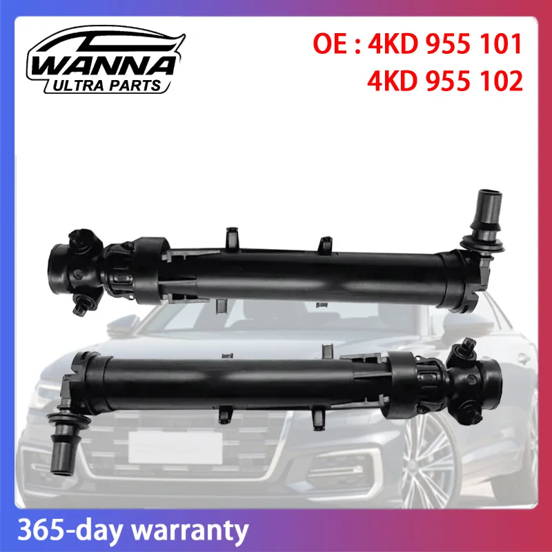 

4KD955101 4KD955102 Left Right Headlight Washer Lift Cylinder Spray Nozzle Jet for Audi A6/C8 2019-2026 A7 Sportback 2019-2026