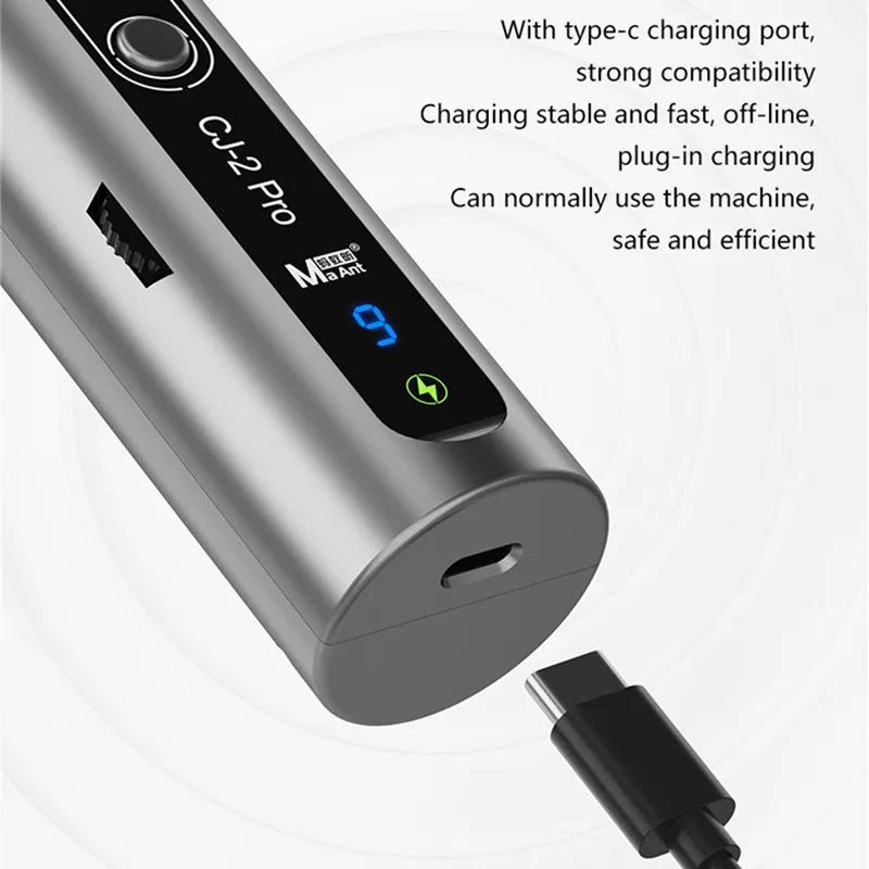 MaAnt CJ-2 Pro ไฟฟ้า OCA กาว Remover เครื่องมือพร้อมโคมไฟตรวจจับฝุ่นสําหรับโทรศัพท์มือถือ LCD Touch Screen กาวเครื่องมือทําความสะอาด