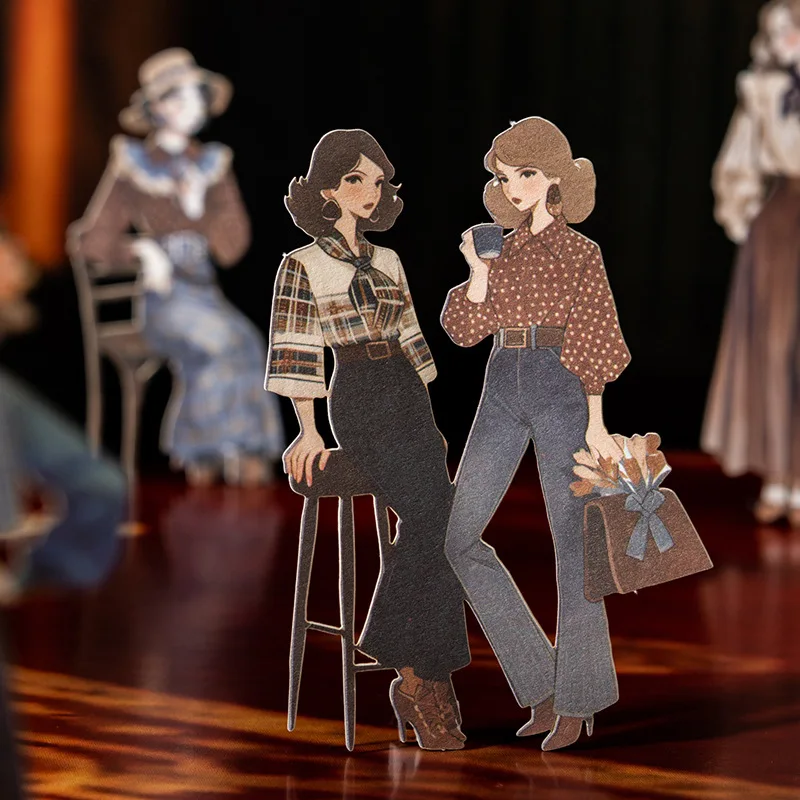 

100sheets Kawaii Stationery Stickers Modern Beauty DIY Craft Scrapbooking Album Junk Journal Happy Planner Diary