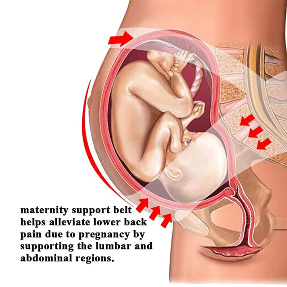 الأمومة الخصر الرعاية حزام بطن الظهر هدفين حامي دعم البطن الحوامل قابل للتعديل تنفس حزام وسط ملابس حمل