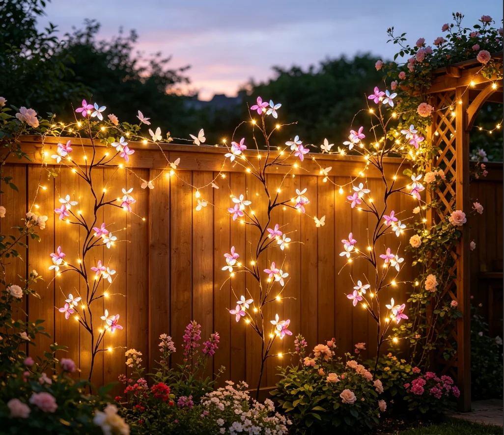 Enchanted Butterfly Vine LED Lights 30LED USB String Light 8 Modes Waterproof Decorative Lamp For Indoor Outdoor Garden Decor