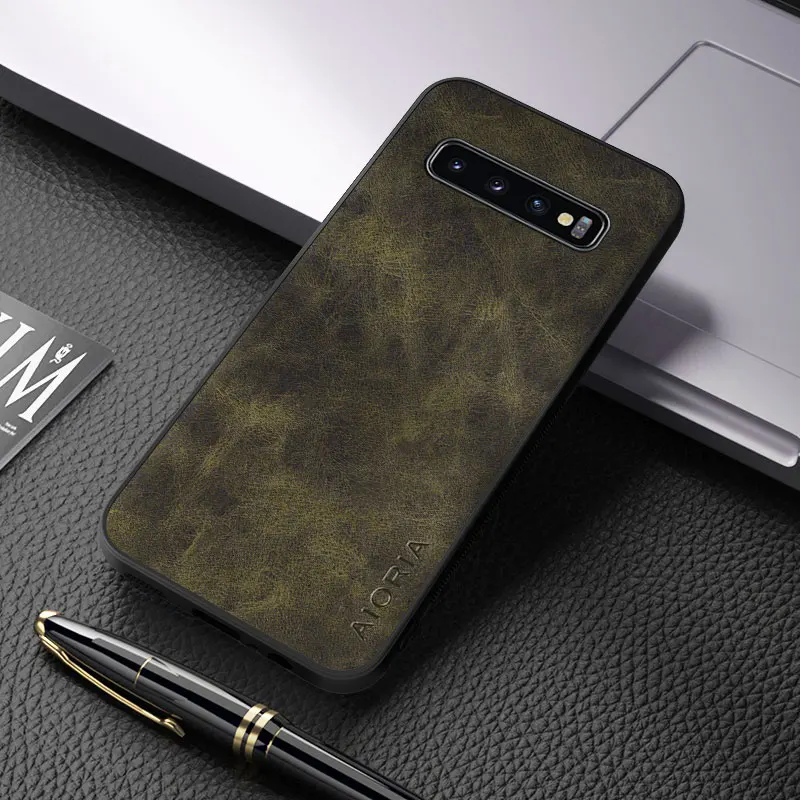 Case For Samsung Galaxy S10 Plus Lite 4G 5G Luxury PU Leather Skin Cover  For Samsung Galaxy S10E Case