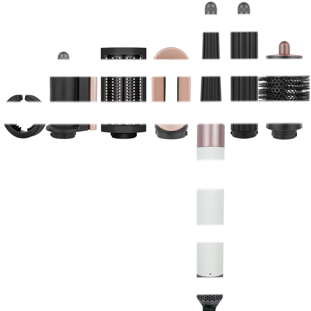 STLF HS 08 6 في 1 أداة تجعيد الهواء الكهربائية المحمولة متعددة الوظائف LED مع حرارة قابلة للتعديل للاستخدام في الفندق